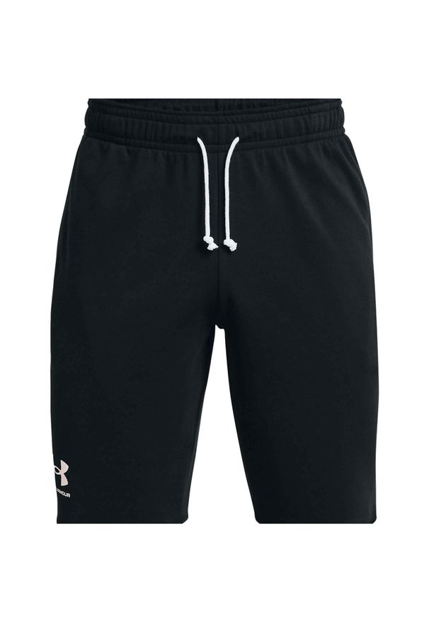 Krótkie Spodnie Terry Under Armour Ua Rival Damskie. Kolor: czarny, biały, wielokolorowy. Materiał: poliester, bawełna. Długość: krótkie
