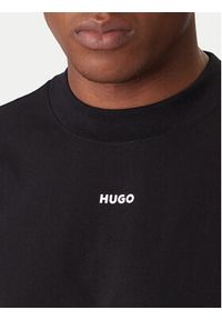 Hugo Bluza Daposo 50511029 Czarny Relaxed Fit. Kolor: czarny. Materiał: bawełna #5