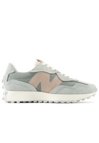 Buty New Balance U327WPA - niebieskie. Okazja: na co dzień. Zapięcie: sznurówki. Kolor: niebieski. Materiał: skóra, guma, zamsz, materiał. Szerokość cholewki: normalna #1