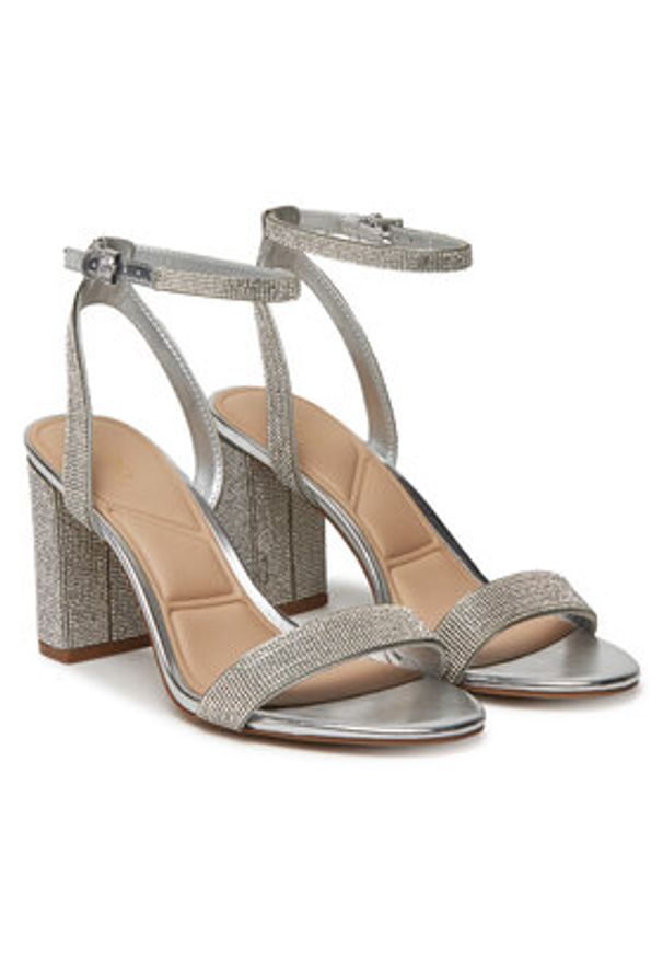 Aldo Sandały Rhiannon 13773247 Srebrny. Kolor: srebrny. Materiał: skóra