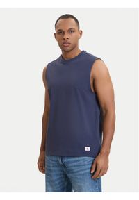 Calvin Klein Jeans Tank top LV04RF273G Granatowy Slim Fit. Kolor: niebieski. Materiał: bawełna #1