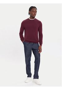 United Colors of Benetton - United Colors Of Benetton Sweter 1002U1G34 Fioletowy Regular Fit. Kolor: fioletowy. Materiał: wełna #4
