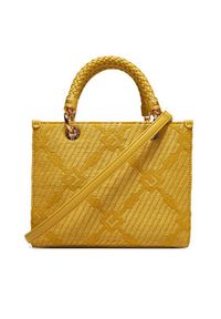 Elisabetta Franchi Torebka BS13A51E2 DC6 Żółty. Kolor: żółty. Materiał: materiał #3