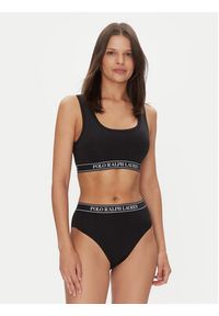 Polo Ralph Lauren Biustonosz top 4P0479 Czarny. Kolor: czarny. Materiał: syntetyk #2