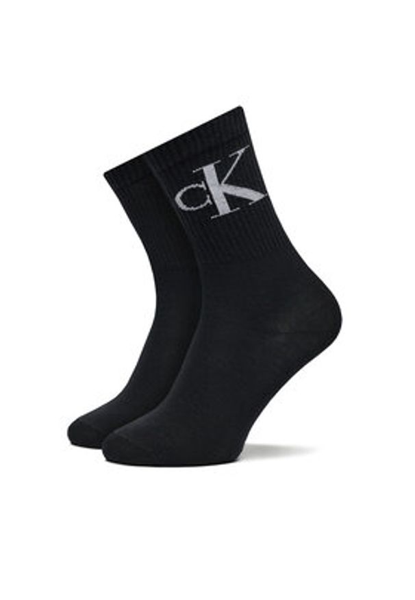 Calvin Klein Jeans Skarpety długie 701228811 Czarny. Kolor: czarny. Materiał: bawełna