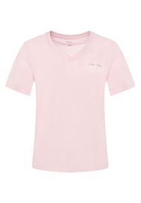 Calvin Klein Jeans Komplet 2 t-shirtów LV047C906G Różowy Regular Fit. Kolor: różowy. Materiał: bawełna #5