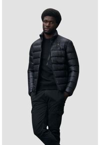 Blauer USA - BLAUER Czarna męska kurtka Belmont Short Jackets, Rozmiar XXL. Kolor: czarny. Materiał: poliamid, puch #5