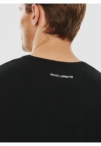 Pako Lorente - PAKO LORENTE – Czarny gładki T-shirt Basic. Kolor: czarny, biały. Materiał: bawełna, elastan. Długość rękawa: krótki rękaw. Długość: krótkie. Wzór: gładki. Styl: klasyczny #7