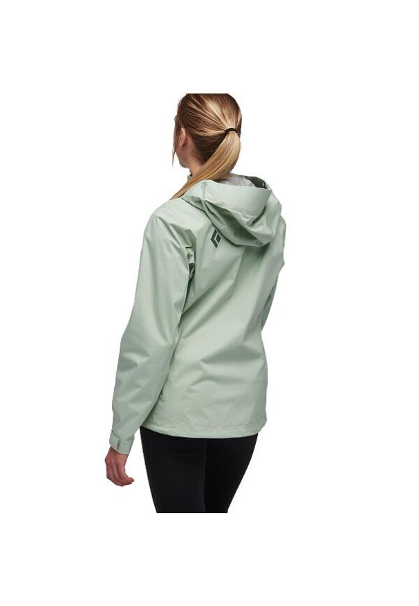 Kurtka Przeciwdeszczowa Damska Black Diamond Stormline Stretch Anorak. Kolor: zielony