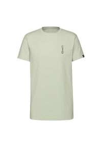 Koszulka męska Mammut Massone Quickdraw. Kolor: brązowy. Materiał: bawełna. Sport: joga i pilates, taniec #1