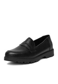 Rieker Loafersy 45560-02 Czarny. Kolor: czarny. Materiał: syntetyk, materiał #7