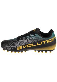 Buty piłkarskie dla dzieci Joma Evolution Jr 2401 Ag. Kolor: czarny. Materiał: syntetyk, materiał. Szerokość cholewki: normalna. Sport: piłka nożna