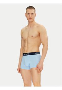 Lacoste Komplet 3 par bokserek 5H2394 Kolorowy. Materiał: syntetyk. Wzór: kolorowy