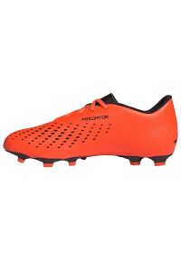Adidas - Buty piłkarskie adidas Predator Accuracy.4 Fg M GW4603 pomarańczowe pomarańcze i czerwienie. Zapięcie: sznurówki. Kolor: pomarańczowy. Materiał: syntetyk, guma. Sport: piłka nożna