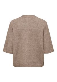 only - ONLY Kardigan Camilla 15348772 Brązowy Regular Fit. Kolor: brązowy. Materiał: syntetyk #7