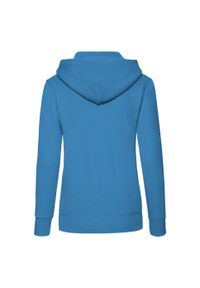 FRUIT OF THE LOOM - Bluza Damska Z Kapturem. Typ kołnierza: kaptur. Kolor: niebieski