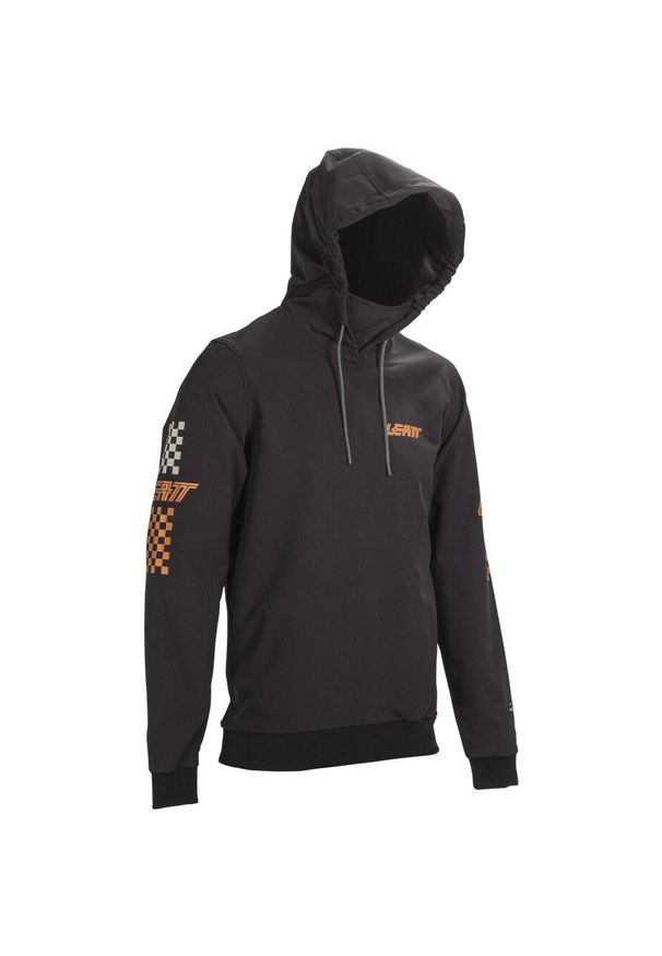 Bluza rowerowa (z kapturem) LEATT Hoodie MTB Gravity 3.0. Typ kołnierza: kaptur. Kolor: czarny
