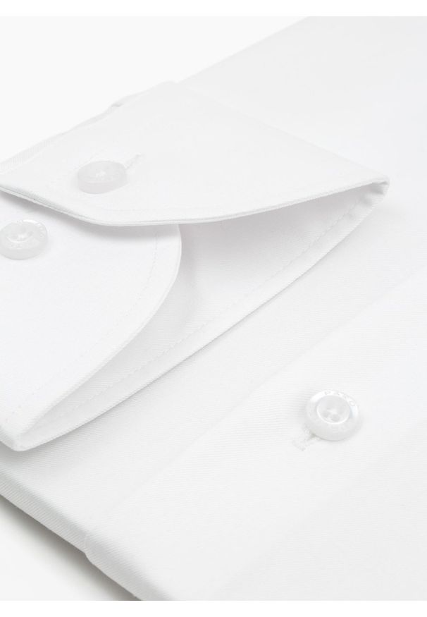 Pako Lorente - PAKO LORENTE – Koszula męska biała KOAN P000B-1X-575-B. Kolor: biały. Materiał: bawełna. Długość rękawa: długi rękaw. Długość: długie. Wzór: gładki. Styl: elegancki