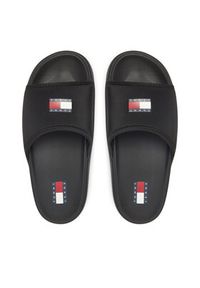 Tommy Jeans Klapki Tjw Comfy Pool Slide EN0EN02765 Czarny. Kolor: czarny. Materiał: materiał