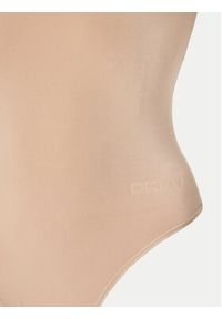 DKNY Body DK4029 Beżowy Slim Fit. Kolor: beżowy. Materiał: syntetyk #4