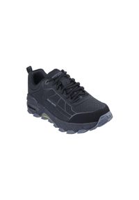 skechers - Buty sportowe Sneakersy męskie, Skechers Max Protect - Irongu Patike. Kolor: czarny. Sport: turystyka piesza