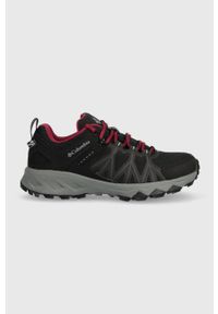 columbia - Columbia buty Peakfreak II Outdry damskie kolor czarny 2005131-471. Kolor: czarny. Materiał: syntetyk, materiał. Szerokość cholewki: normalna. Sezon: zima
