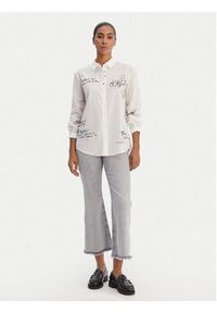 Desigual Koszula 26SWCW09 Biały Regular Fit. Kolor: biały. Materiał: bawełna #2