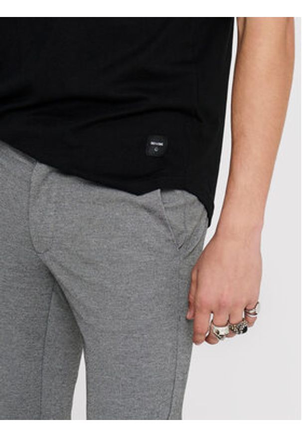Only & Sons Chinosy Mark 22010209 Szary Slim Fit. Kolor: szary. Materiał: syntetyk