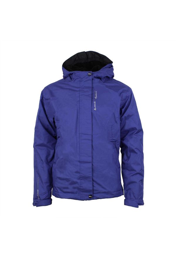 PEAK MOUNTAIN - Kurtka przeciwdeszczowa dla dziewczynki Peak Mountain Fajik. Kolor: fioletowy. Materiał: softshell. Sport: narciarstwo, turystyka piesza