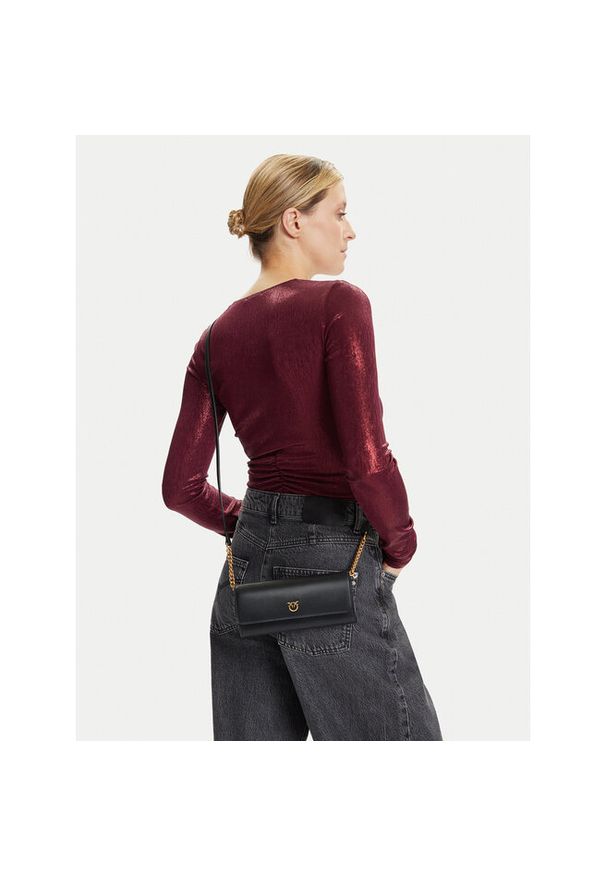 Pinko - Torebka PINKO. Kolor: czarny