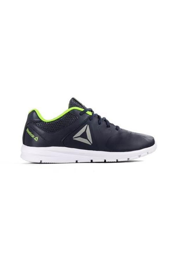 Buty do chodzenia dla dzieci Reebok Rush Runner. Zapięcie: sznurówki. Kolor: czarny. Materiał: materiał, syntetyk. Szerokość cholewki: normalna. Sport: turystyka piesza