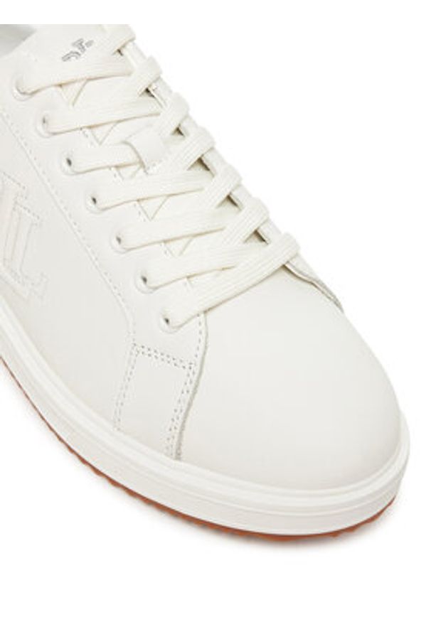 Lauren Ralph Lauren - LAUREN RALPH LAUREN Sneakersy Ainsley Sk Ltl 802974379001 Biały. Kolor: biały. Materiał: skóra