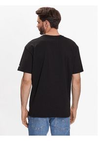 Tommy Jeans T-Shirt DM0DM16407 Czarny Relaxed Fit. Kolor: czarny. Materiał: bawełna