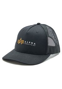 Alpha Industries Czapka z daszkiem Label 106901 Czarny. Kolor: czarny. Materiał: materiał, bawełna