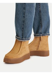 Clarks Botki Torhill Cozy 26182911 Brązowy. Kolor: brązowy. Materiał: skóra, zamsz #3