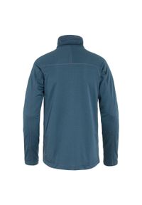 Fjällräven - Bluza turystyczna męska Fjallraven Abisko Lite Fleece Jacket polarowa. Kolor: niebieski. Materiał: polar