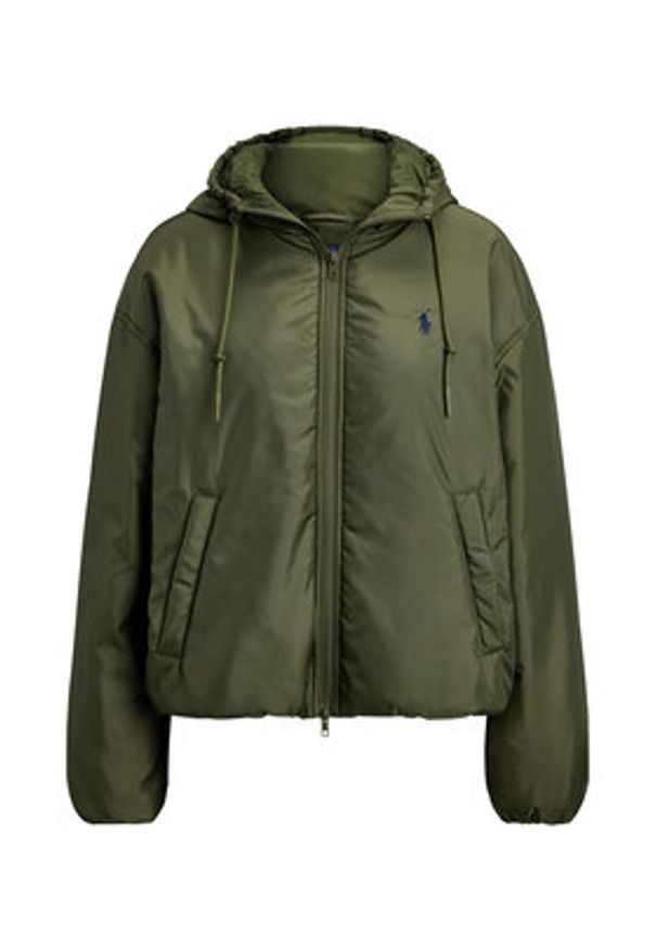 Polo Ralph Lauren Kurtka przejściowa 211A93243001 Zielony Relaxed Fit. Typ kołnierza: polo. Kolor: zielony. Materiał: syntetyk