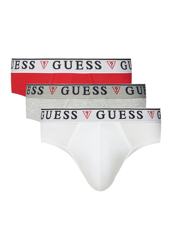 Guess Komplet 3 par slipów U97G00 KCD31 Kolorowy. Materiał: bawełna. Wzór: kolorowy