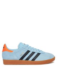 Adidas - adidas Sneakersy Gazelle JI2076 Niebieski. Kolor: niebieski. Materiał: zamsz, skóra. Model: Adidas Gazelle #1