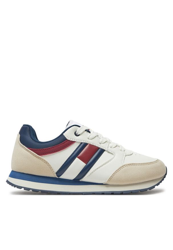 TOMMY HILFIGER - Sneakersy Tommy Hilfiger. Kolor: biały