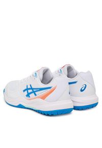 Asics Buty do tenisa Gel-Dedicate 9 Gs 1044A085 Biały. Kolor: biały. Materiał: skóra. Sport: tenis #5