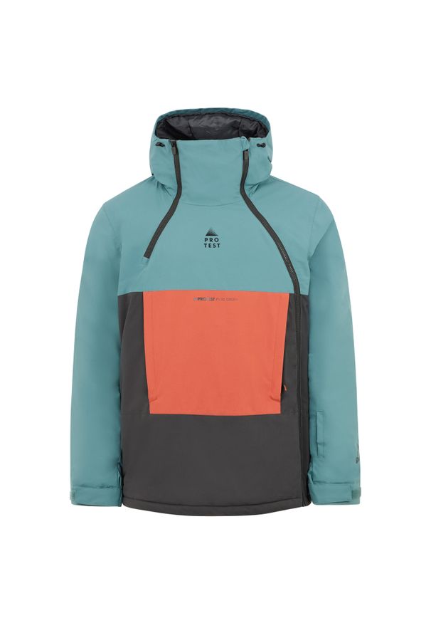 Kurtka narciarska Protest Kakune. Kolor: zielony. Sezon: zima. Sport: narciarstwo