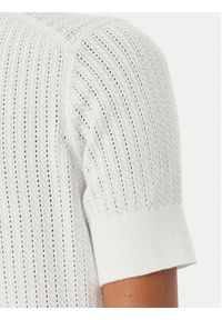 TOMMY HILFIGER - Tommy Hilfiger Sweter WW0WW49362 Biały Slim Fit. Kolor: biały. Materiał: bawełna #3