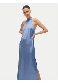 Vero Moda Sukienka wieczorowa Sally 10333766 Niebieski Regular Fit. Kolor: niebieski. Materiał: syntetyk. Styl: wizytowy