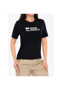 MONS ROYALE - Koszulka damska Mons Royale Icon Merino Air-Con Relaxed Tee. Kolor: czarny