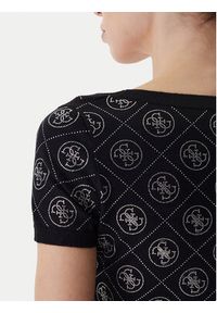 Guess Sukienka dzianinowa W6RK92 Z3JD2 Czarny Regular Fit. Kolor: czarny. Materiał: syntetyk #3