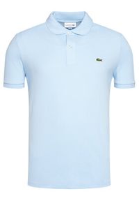 Lacoste Polo PH4012 Niebieski Slim Fit. Typ kołnierza: polo. Kolor: niebieski. Materiał: bawełna #3
