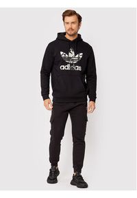 Adidas - adidas Bluza Camo Series Infill HK2803 Czarny Regular Fit. Kolor: czarny. Materiał: bawełna, syntetyk #4