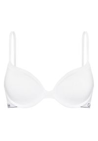 Calvin Klein Underwear Biustonosz z fiszbiną 0000F3784E Biały. Kolor: biały. Materiał: bawełna