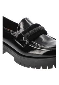 Czarne Półbuty Lemar Eleganckie Skórzane Buty. Okazja: na spotkanie biznesowe. Kolor: czarny. Materiał: skóra. Szerokość cholewki: normalna. Styl: elegancki #4